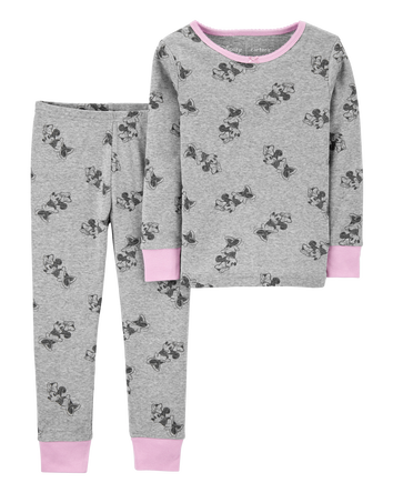 2-Piece Minnie Mouse 100% Snug Fit Cotton Pyjamas, 