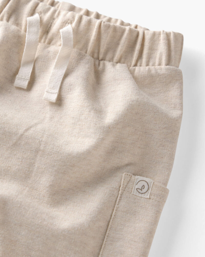 Baby 2-Pack Organic Cotton French Terry Joggers, image 3 of 6 slides