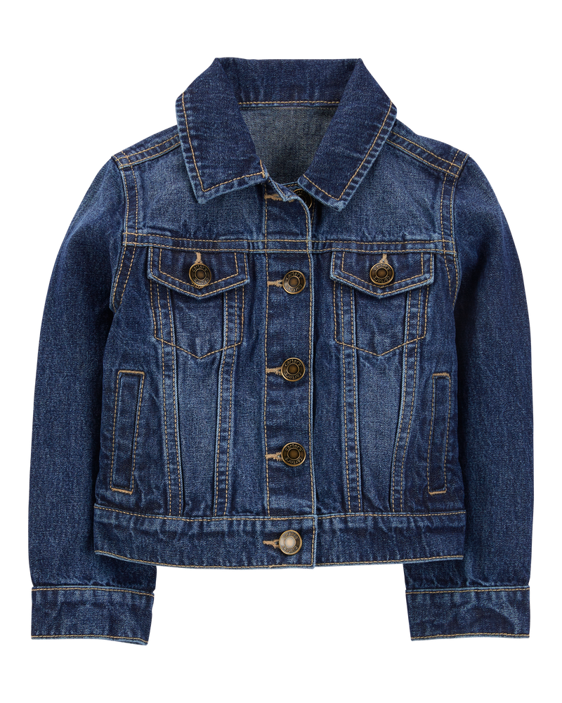 Jeans jacket for girls long discount