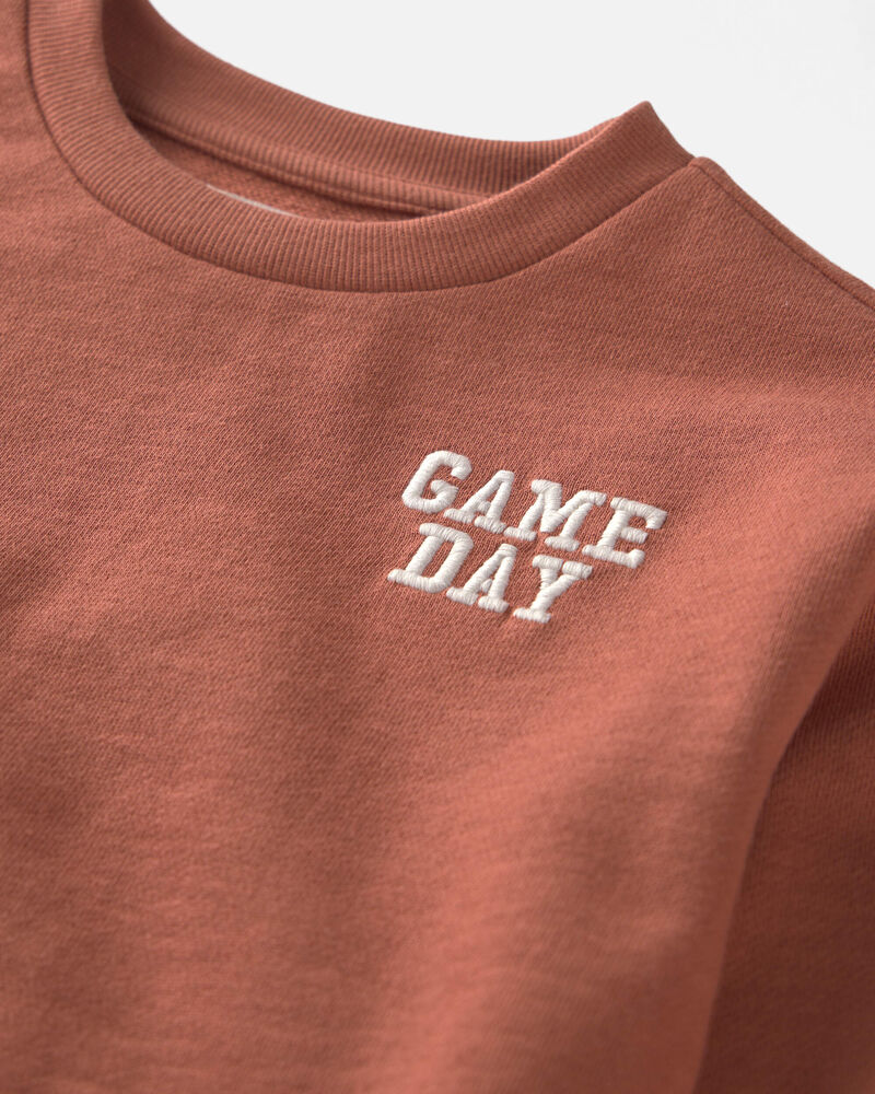 Jeune - Chandail en jersey bouclette de coton biologique &laquo;Game Day&raquo;, image 3 sur 5 diapositives