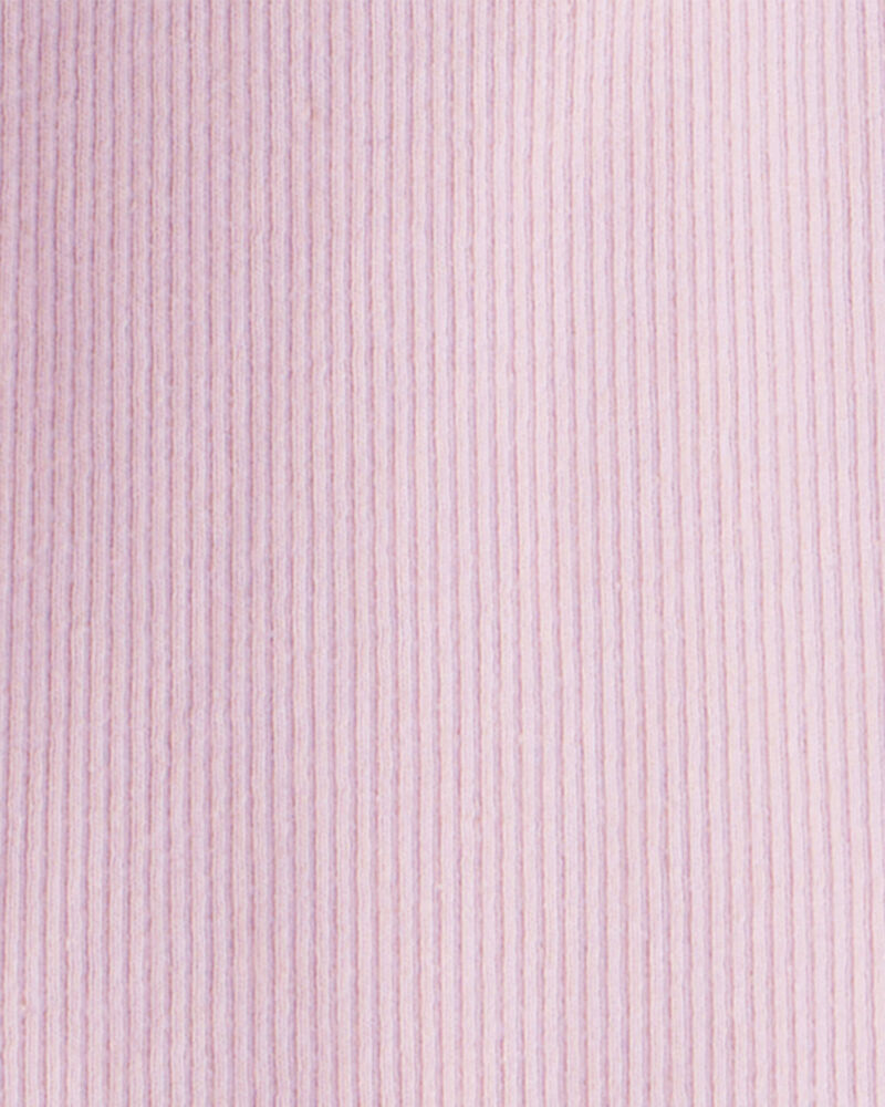 Baby Girl 3-Pack Organic Cotton Rib Bodysuits, image 5 of 6 slides