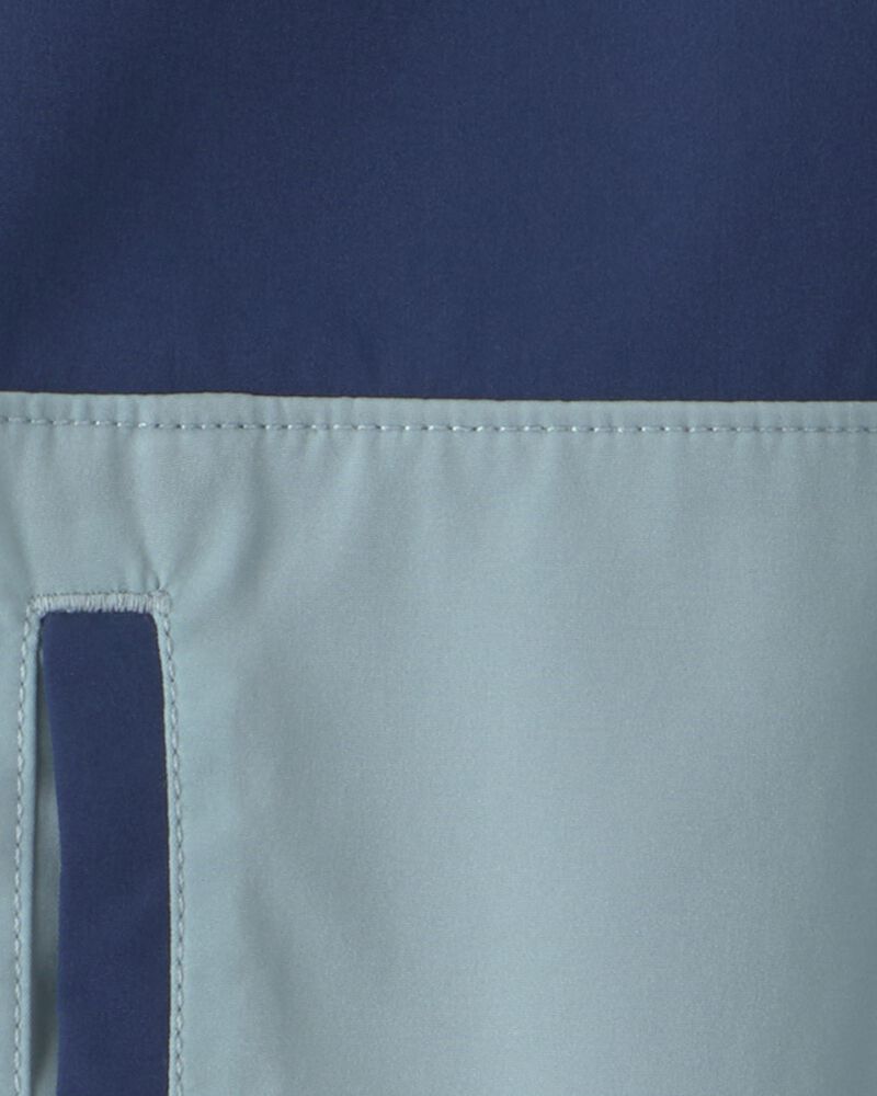 Toddler Boy colour Block Zip-Up Jacket - Navy Blue, image 8 of 9 slides