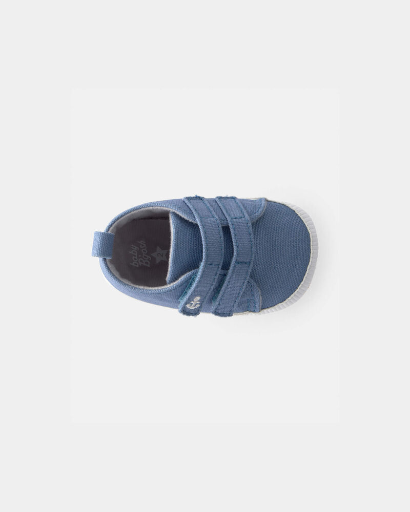 B&eacute;b&eacute; gar&ccedil;on - Chaussures d&eacute;contract&eacute;es en chambray - Bleu, image 4 sur 6 diapositives