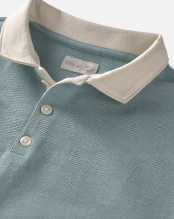 Gar&ccedil;ons - Polo en jersey bouclette de coton biologique, 