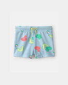 Baby Boy 2-Piece Dinosaur Rashguard Swimsuit Set - Green, image 4 of 7 slides