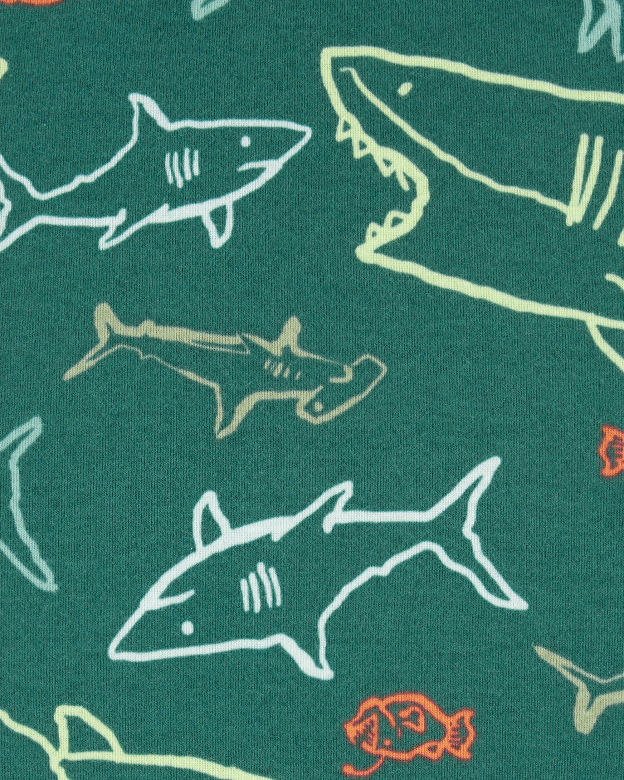 Shark print pajamas hotsell