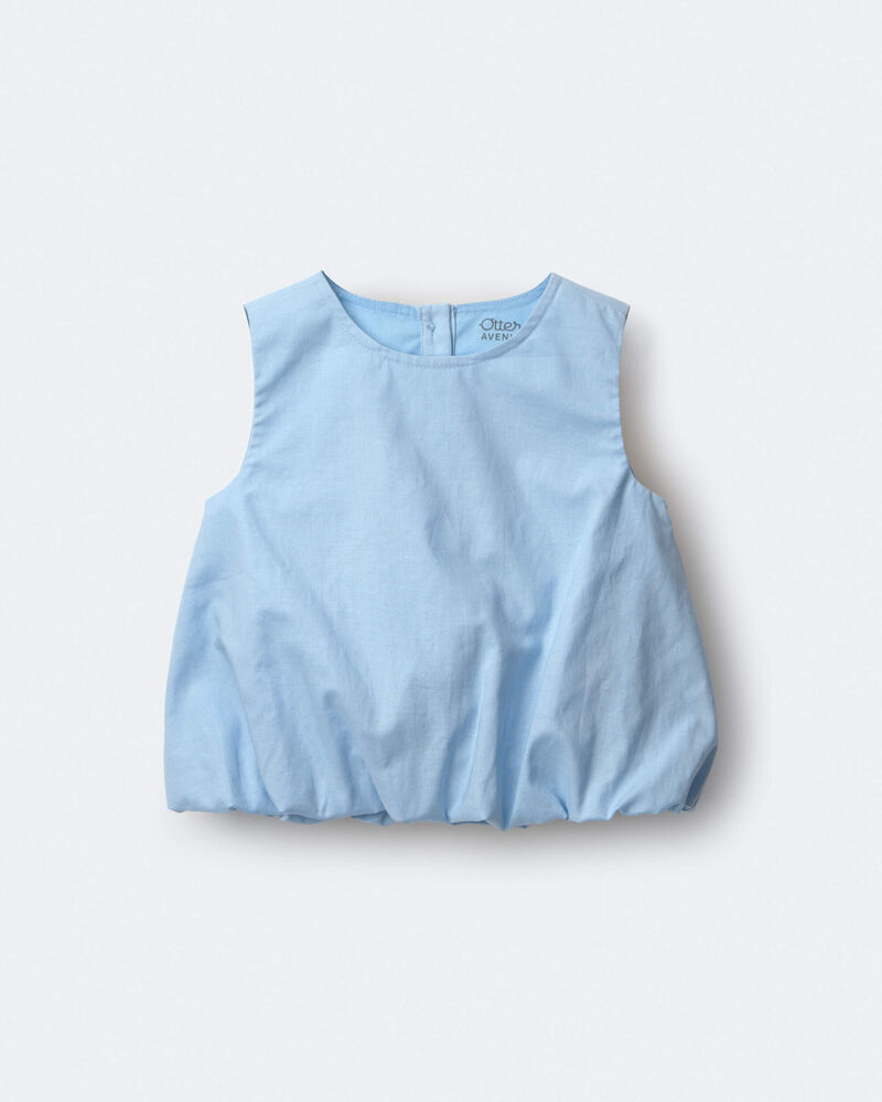 Tout-petit fille - Haut &agrave; ourlet bouffant - Bleu, image 2 sur 5 diapositives