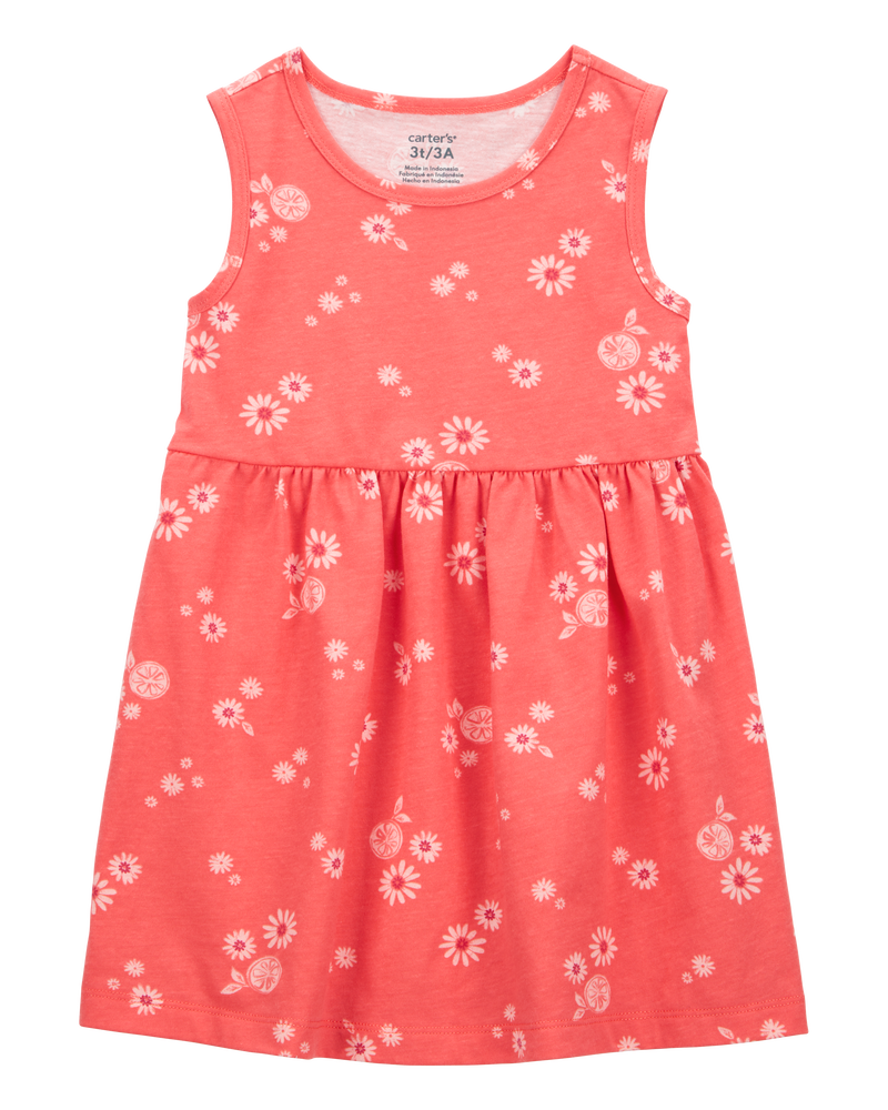 Toddler Floral Tank Dress, image 1 of 4 slides
