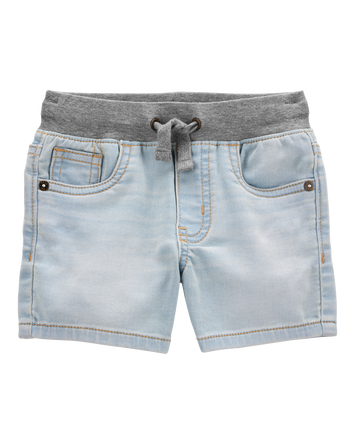 Baby Pull-On Denim Shorts, 