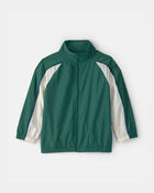 Boys Colorblock Active Windbreaker - Green, image 1 of 4 slides