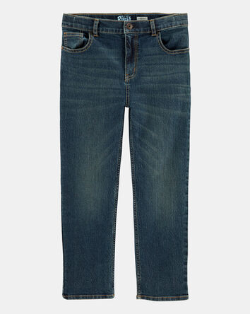 Kid Straight Jeans in Dark Rinse, 