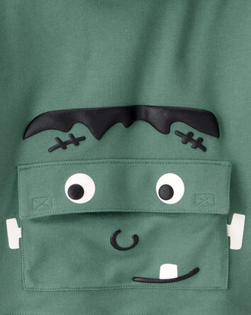Toddler Halloween Frankenstein Pullover Hoodie, 