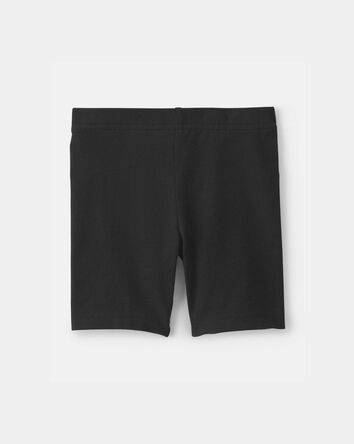 Tout-petit fille - Short de cycliste, couleur unie - Noir, 