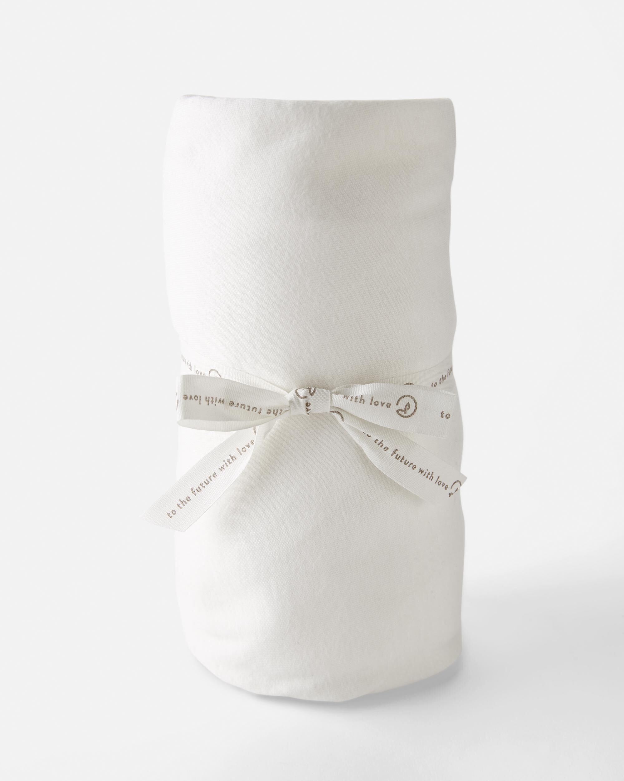 Cream Organic Cotton Mini Crib Sheet Carter s Oshkosh Canada