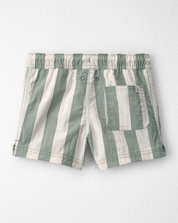 Tout-petit gar&ccedil;on - Short maillot de bain en mat&eacute;riaux recycl&eacute;s, rayures, 
