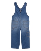 Enfant en bas &acirc;ge Salopette en denim extensible - D&eacute;lavage moyen, image 2 sur 3 diapositives