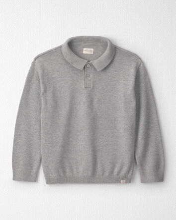Gar&ccedil;ons - Chandail polo en tricot de coton biologique, 