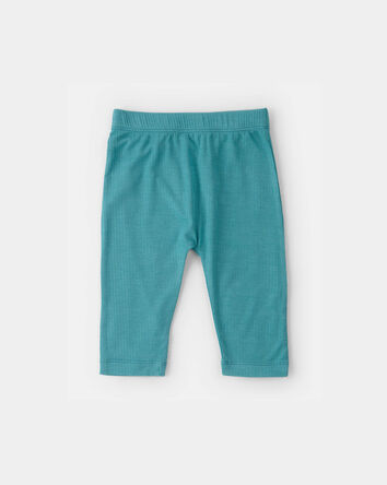 B&eacute;b&eacute; - Emballage 2 pantalons &agrave; enfiler PurelySoft, baleine - Bleu, 