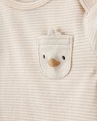 Baby 4-Piece Striped Duck Outfit Set, image 2 of 4 slides