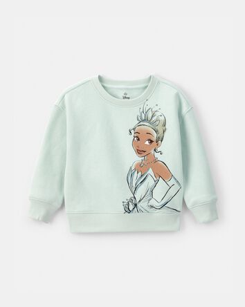 Toddler Girl Disney&copy; Tiana Fleece Pullover Sweatshirt - Green, 