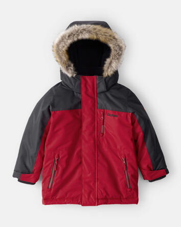 Tout-petit gar&ccedil;on - Manteau d'hiver &agrave; capuchon pour gar&ccedil;on de tout-petit - Noir, 