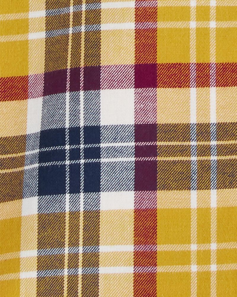 Toddler Hooded Flannel Button-Front Shirt, image 3 of 4 slides