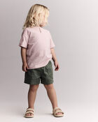 Tout-petit - T-shirt henley - Rose, image 5 sur 6 diapositives