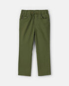 Toddler Boy Pull-On Pants - Olive Green, image 1 of 4 slides