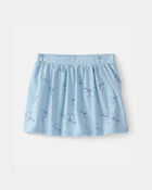 Girls Butterfly Skort - Blue, image 1 of 4 slides