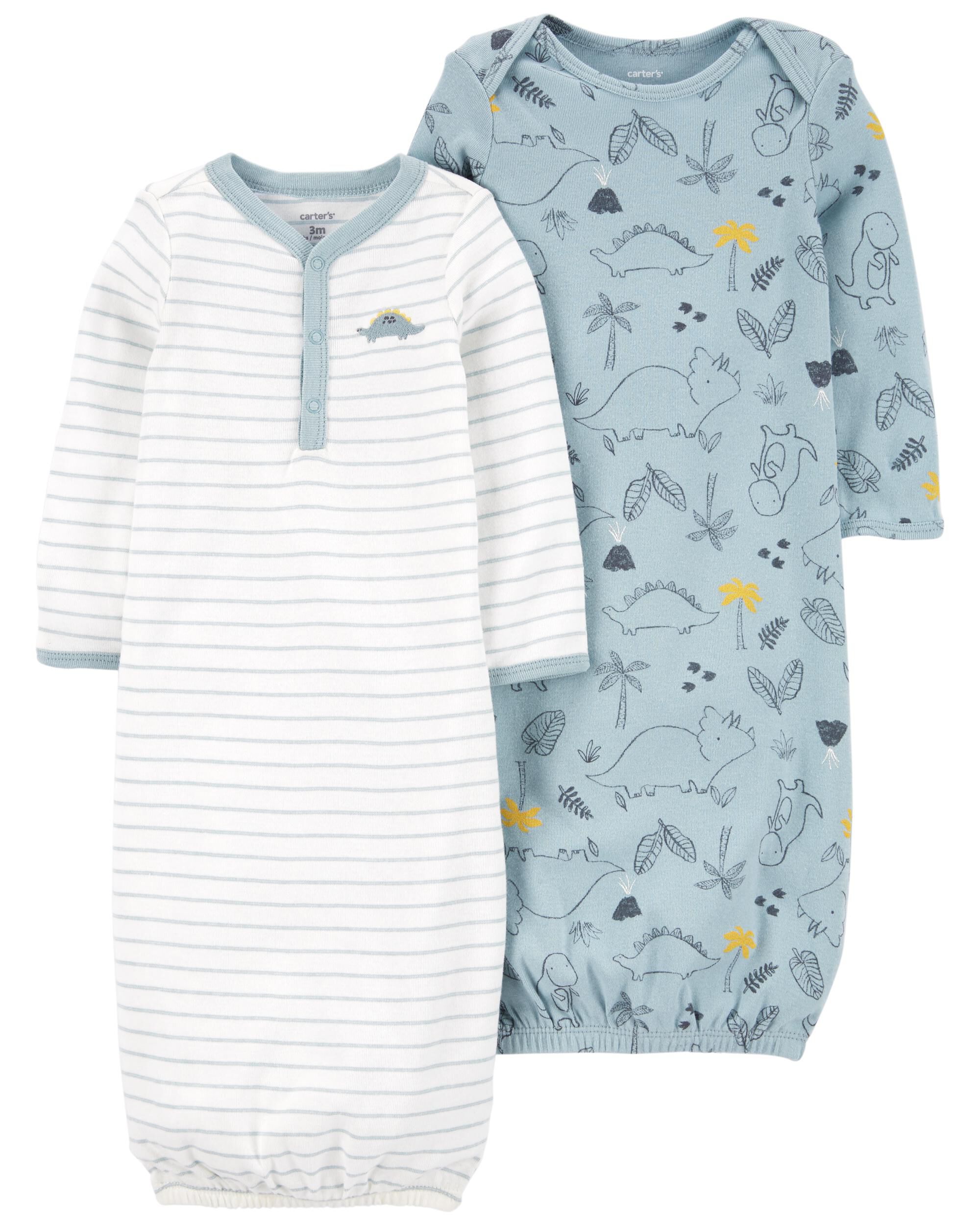 Multi 2 Pack Sleeper Gowns Carter s Oshkosh Canada