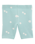 Toddler Girl Sea Print Bike Shorts, image 4 of 6 slides