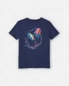Gar&ccedil;ons - T-shirt &agrave; imprim&eacute; axolotl - Bleu marine, image 1 sur 2 diapositives