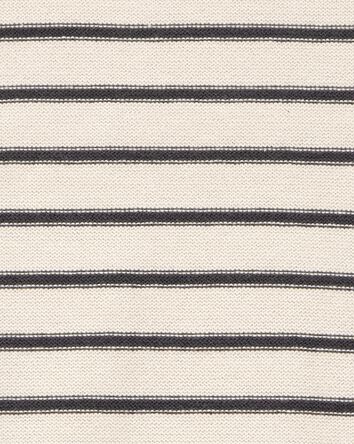 Toddler Striped Flutter Sleeves Sweater Top - Black/Cream, 