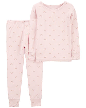 Pyjama 2 pièces PurelySoft à motif d’arc-en-ciel
, 