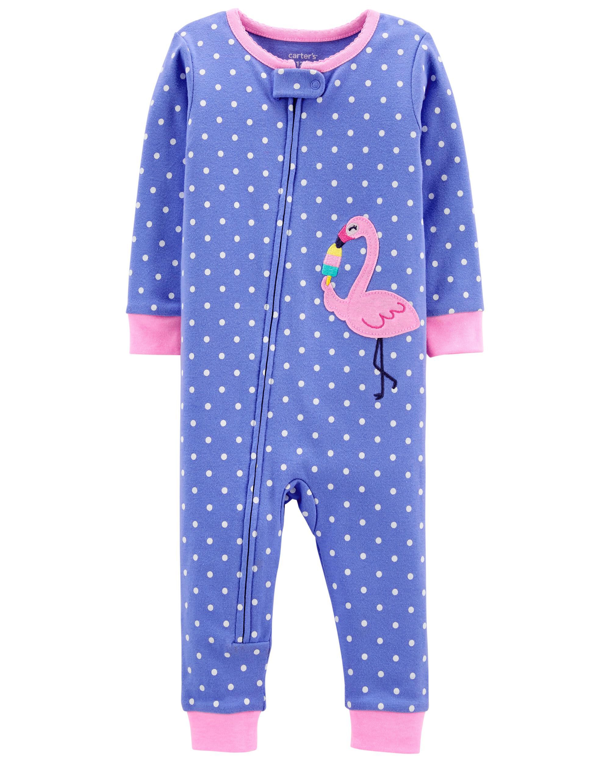 Carters flamingo sale pajamas