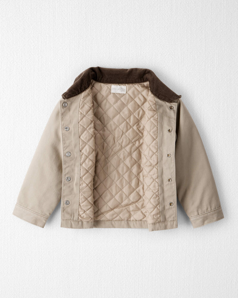 Toddler Organic Cotton Twill Barn Jacket, image 2 of 5 slides