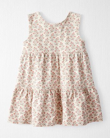 Bébé Robe en coton biologique à motifs de fleurs, 