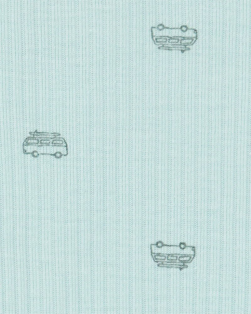 Baby Boy 3-Piece Bus Little Character Set®- Blue/White, image 3 of 4 slides