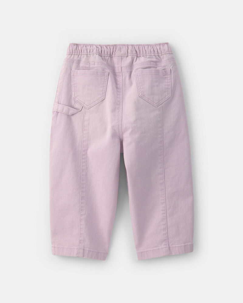 Toddler Girl Barrel Pants - Purple, image 2 of 4 slides