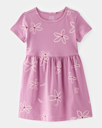 Toddler Girl Flower Print Dress, 