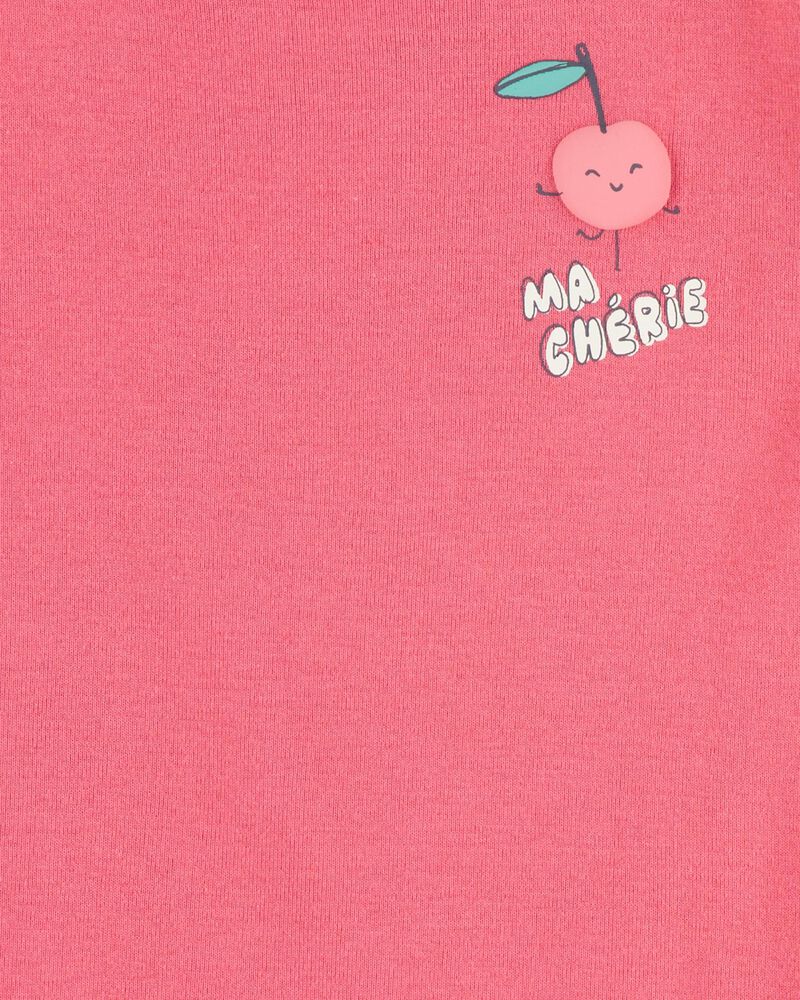 Toddler 4-Piece Cherry Cotton Pyjamas, image 2 of 4 slides