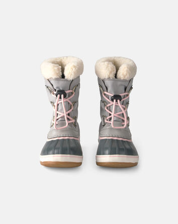 Girls SOREL Yoot Pac&trade; Winter Snow Boot - Grey, 