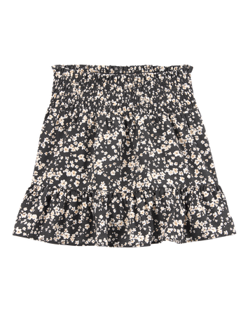 Kid Floral Drawstring Skirt, 