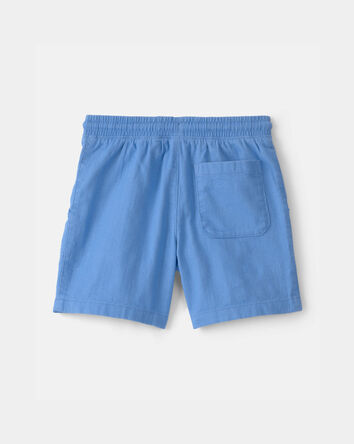 Boys Twill Shorts - Blue, 