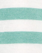 Baby Striped Woven Short-Sleeve Tee, image 2 of 3 slides