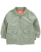 Baby Cargo Pocket Zip Jacket, image 1 of 4 slides