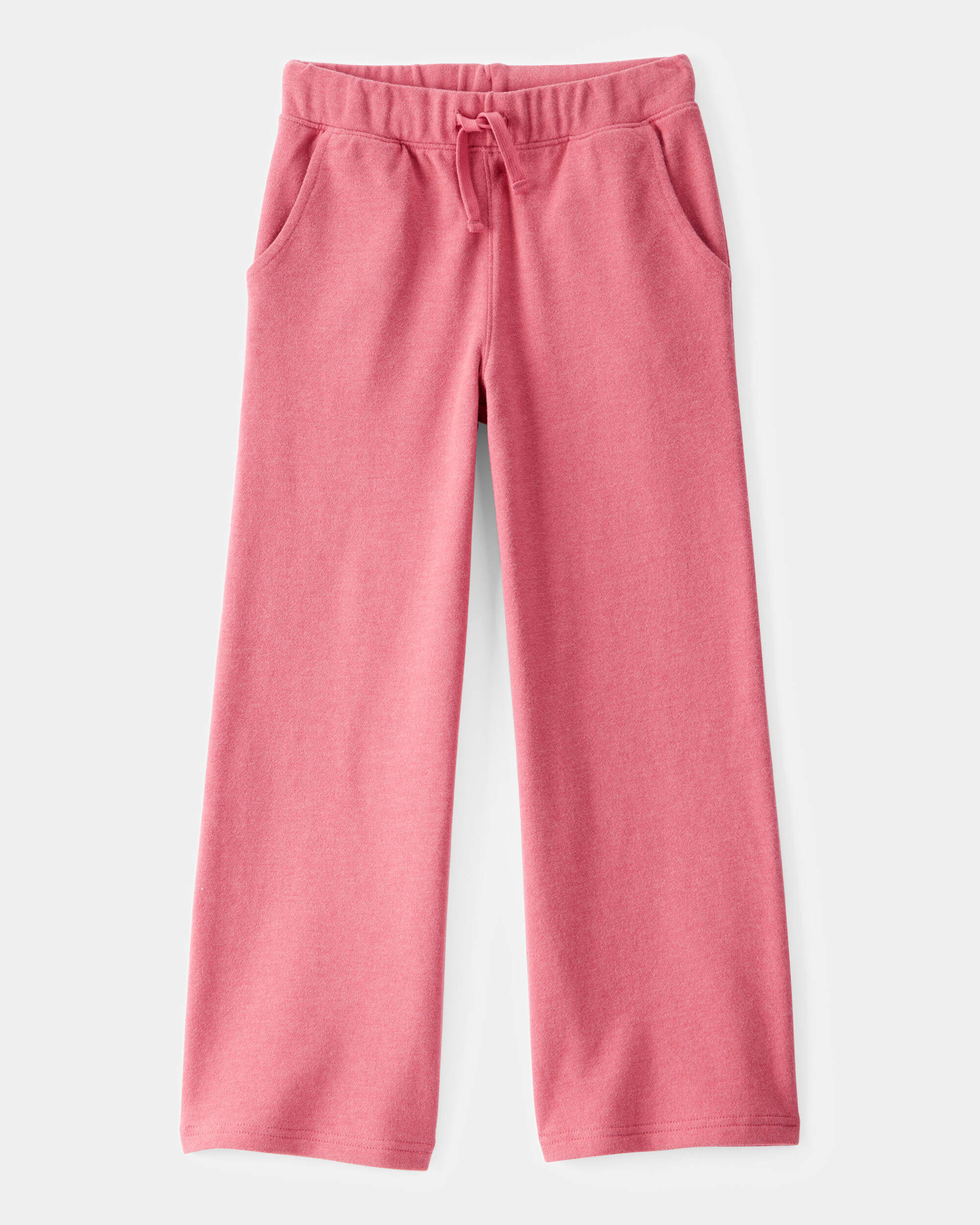Kid French Terry Drawstring Pants - Pink | Carter's Oshkosh Canada