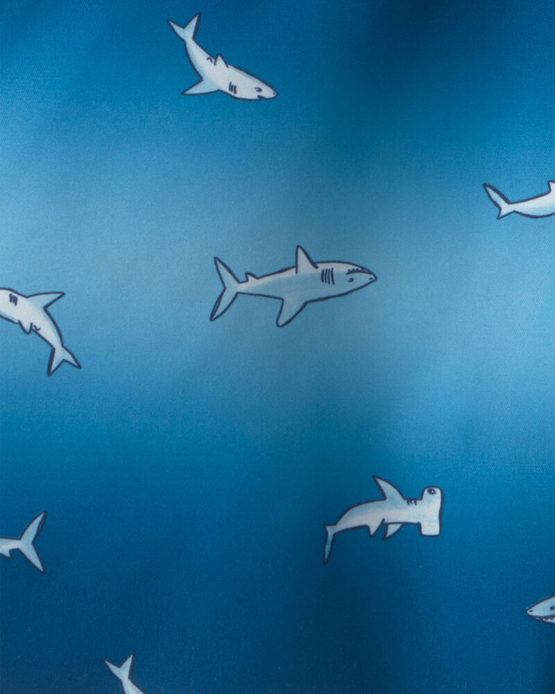 Gar&ccedil;ons - Short maillot de bain &agrave; effet ombr&eacute;, requin - Bleu, image 3 sur 3 diapositives