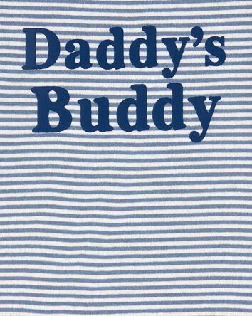 Baby Daddy's Buddy Cotton Bodysuit, 