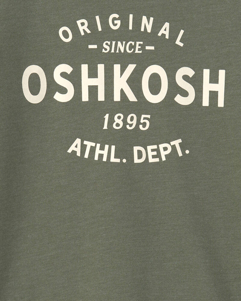 Toddler Boy Oshkosh Logo Long-Sleeve Tee - Green, image 2 of 3 slides